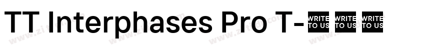 TT Interphases Pro T字体转换